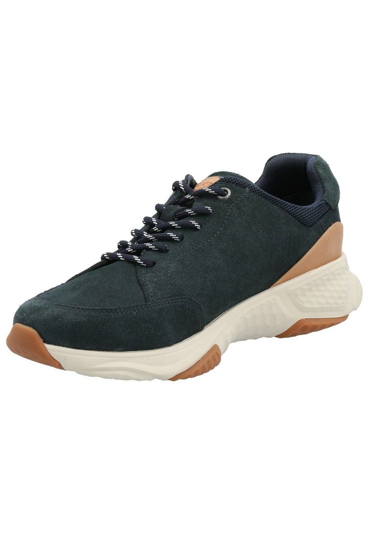 Zapatilla Cuero Hombre Joar Azul-4