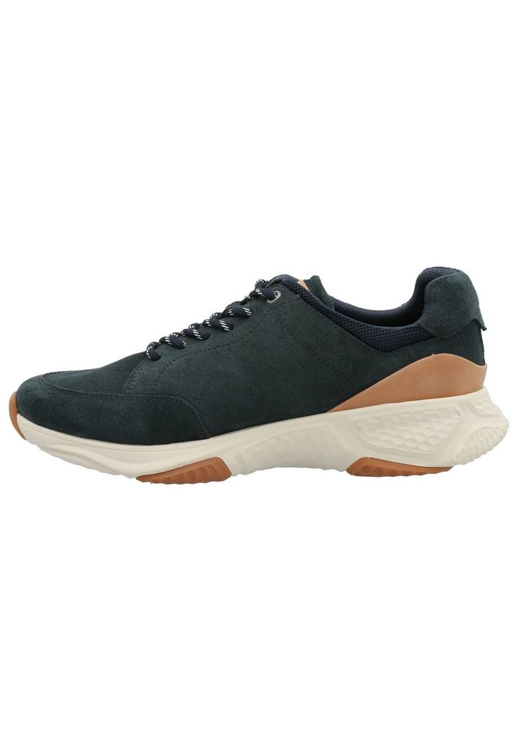 Zapatilla Cuero Hombre Joar Azul-5
