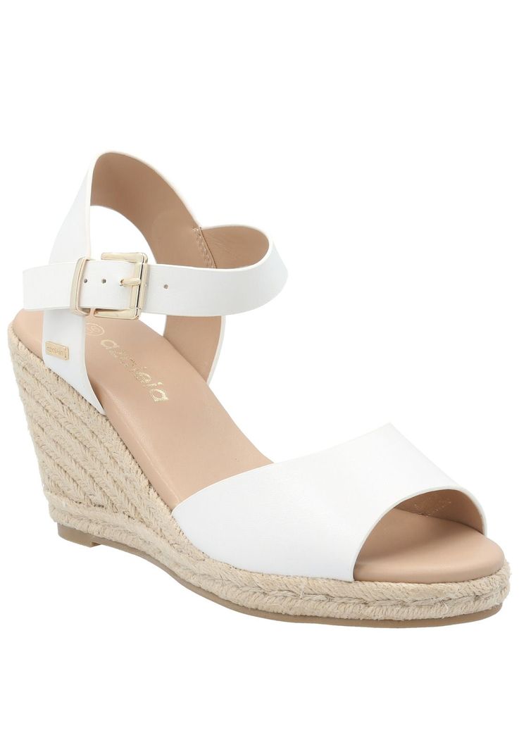Sandalia Mujer Blu Blanco-0