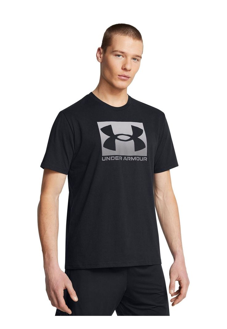 Polera manga corta boxed hombre NEGRO-3