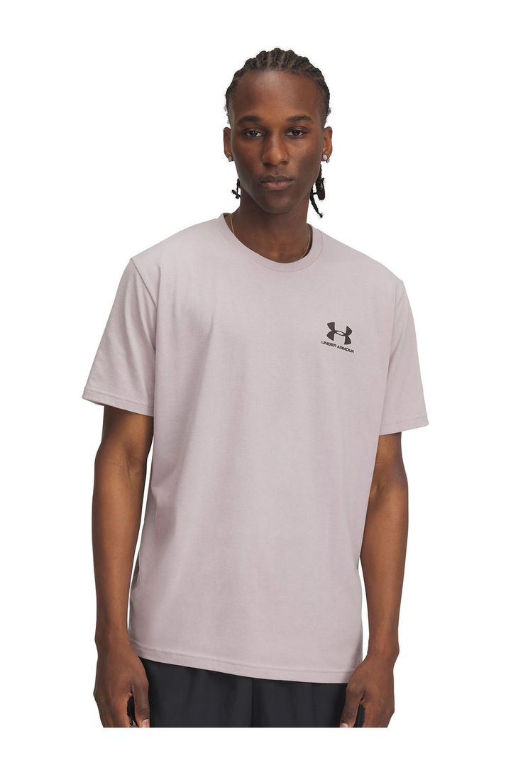 Polera Manga Corta Leftchest Hombre Gris-0