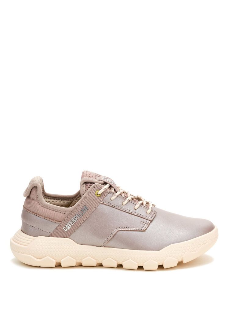 Zapatilla Cuero Mujer Hex Lite Plateada-1