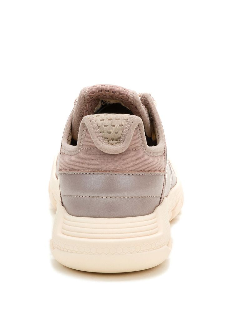 Zapatilla Cuero Mujer Hex Lite Plateada-5