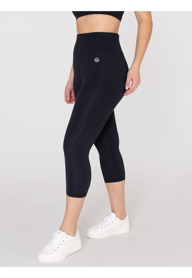Calza tiro alto Mujer Hr Capri Negro-0