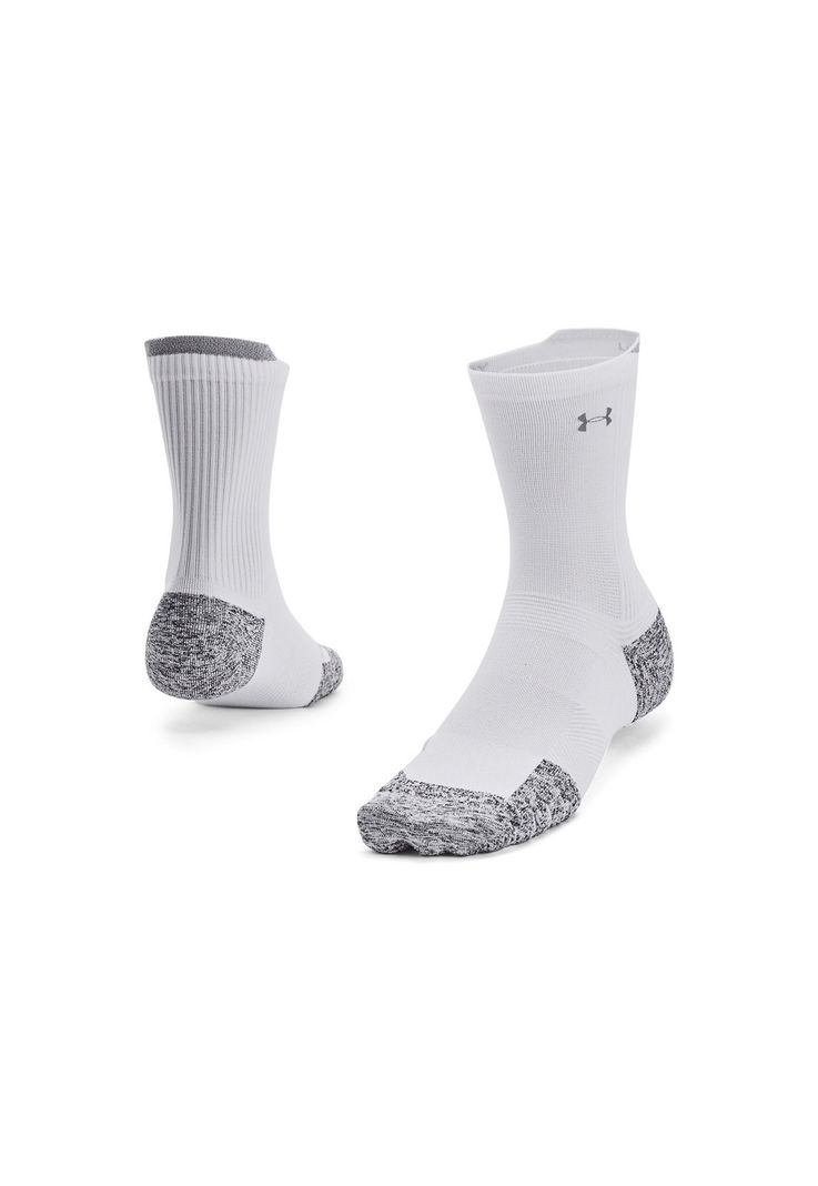 Calcetines Mid unsex ArmourDry Run Blanco-0
