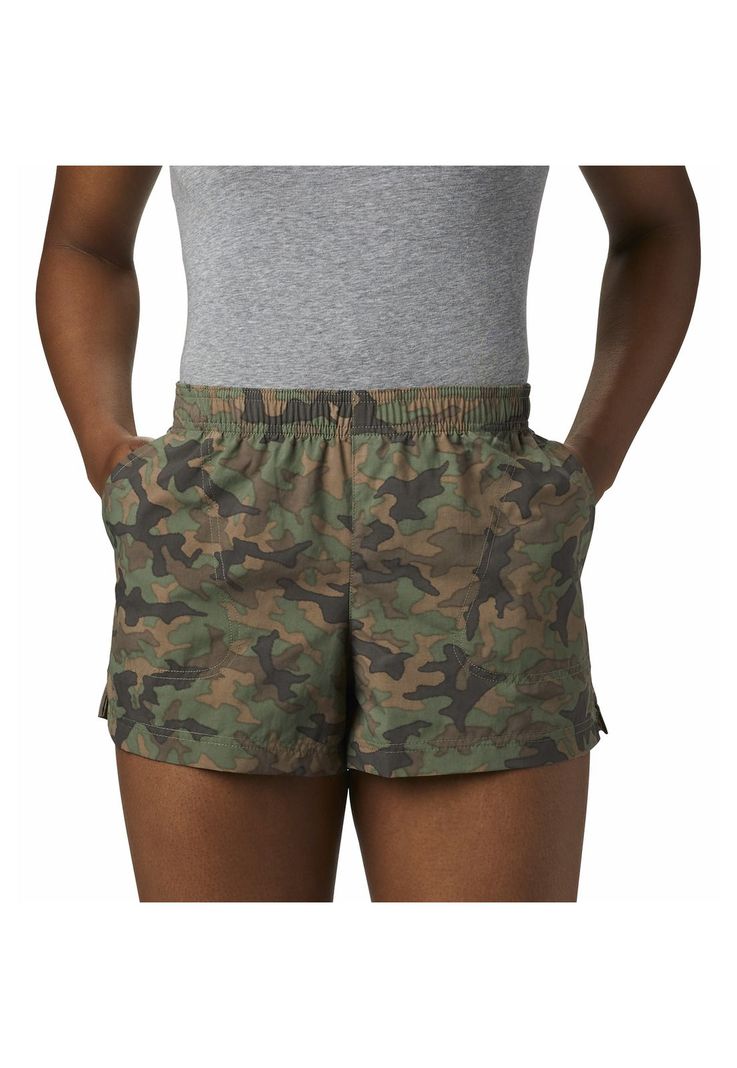 Short Mujer Sandy River Ii Print Verde-3