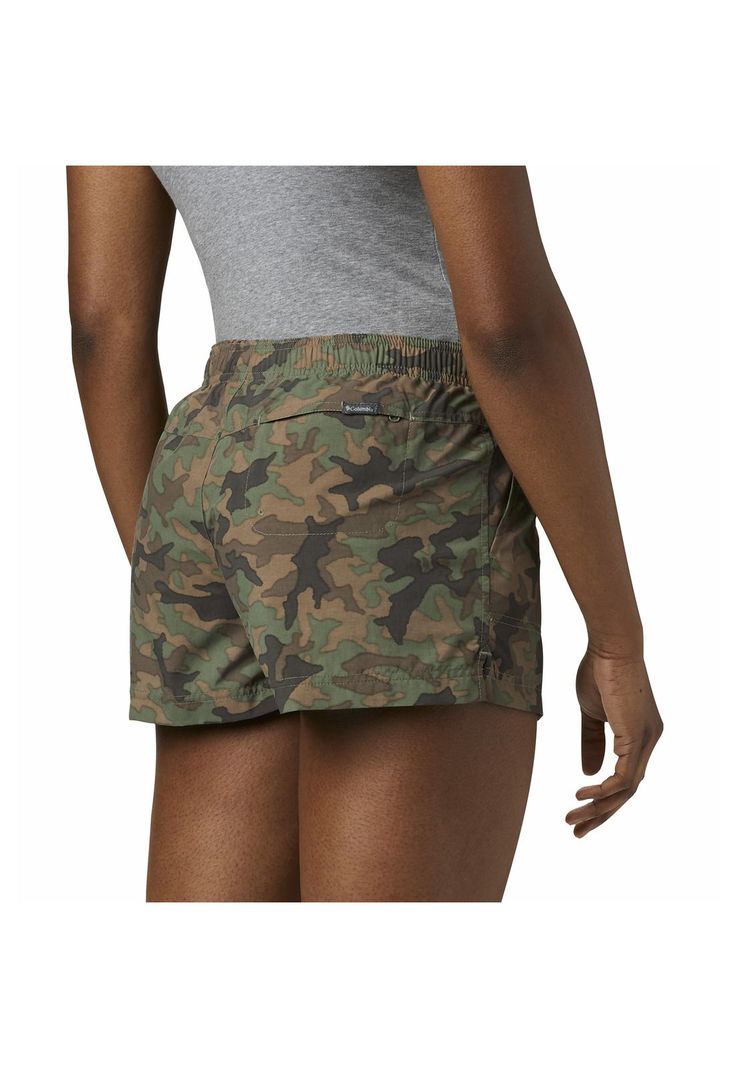 Short Mujer Sandy River Ii Print Verde-4