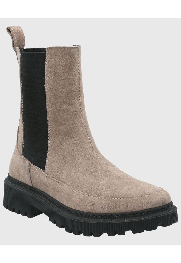 Botin Cuero Mujer Bibury Beige-0