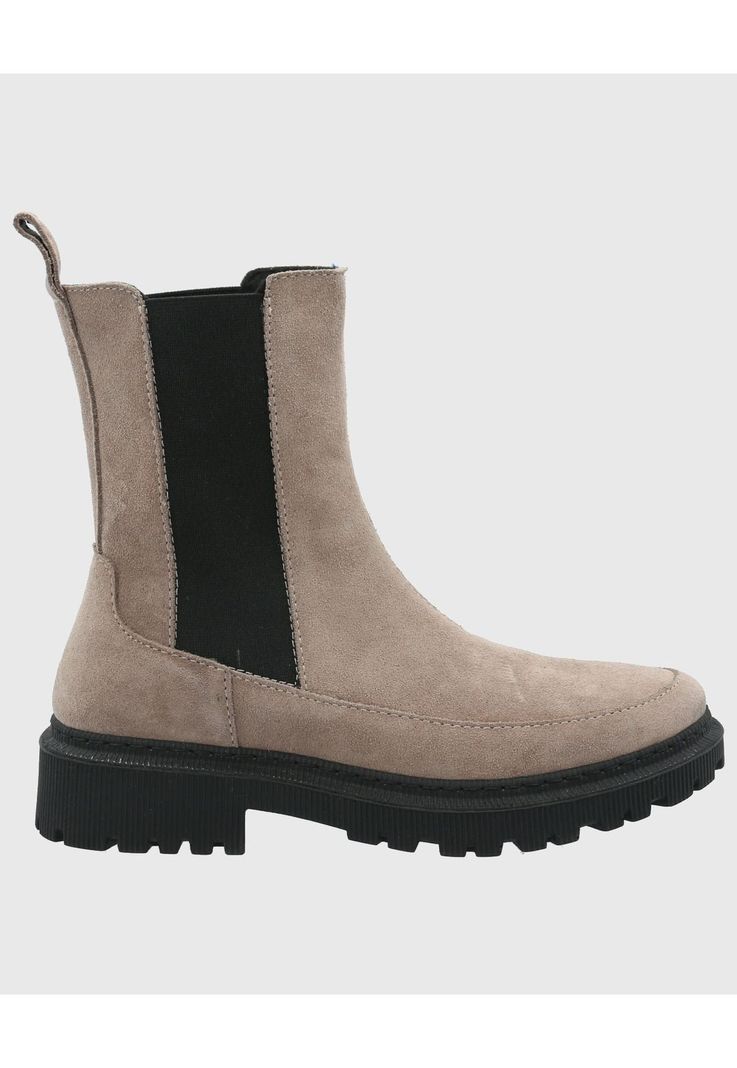 Botin Cuero Mujer Bibury Beige-1