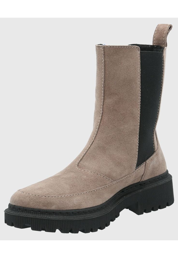 Botin Cuero Mujer Bibury Beige-5
