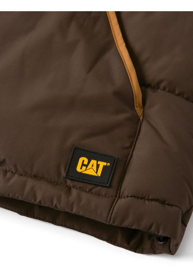 Parka Sin Mangas Big Sky Puffer Hombre Café Oscuro-4