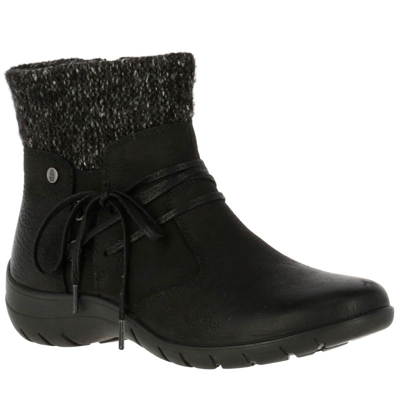 Botín Cuero Mujer Malmo Ii Negro