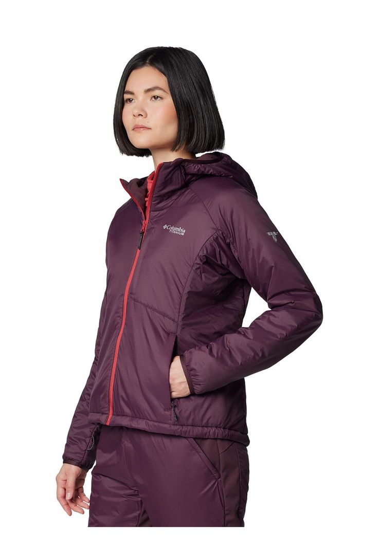 Parka Mujer Silver Leaf Morado-1