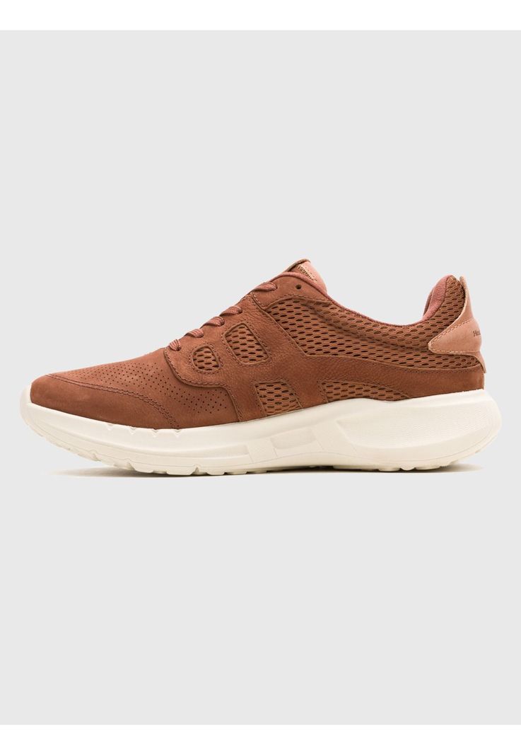 Zapatilla Cuero Hombre Svty8 Runner Café-4