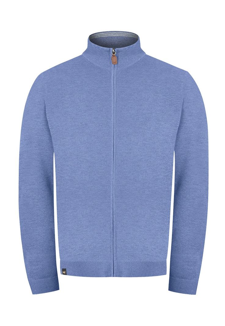 Chaleco Algodón Org Azul Bilbaofull Hombre -0