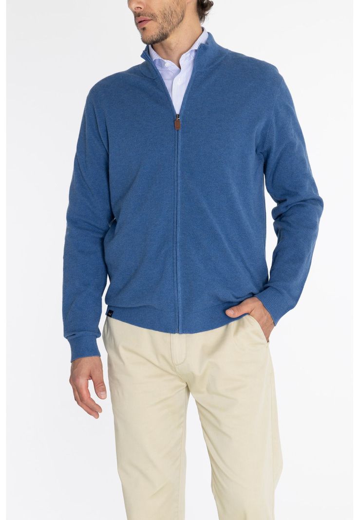 Chaleco Algodón Org Azul Bilbaofull Hombre -4