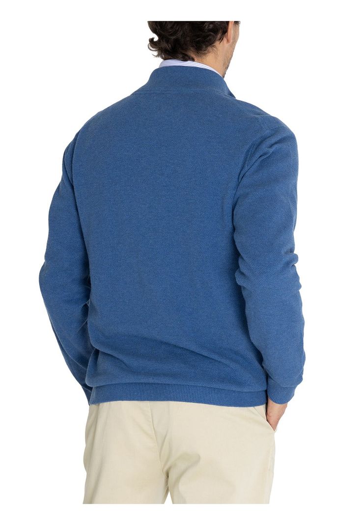 Chaleco Algodón Org Azul Bilbaofull Hombre -6