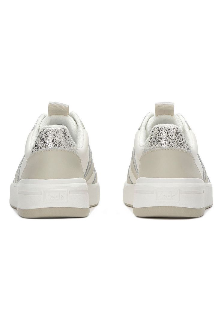 Zapatilla Cuero Mujer Court Beige-6