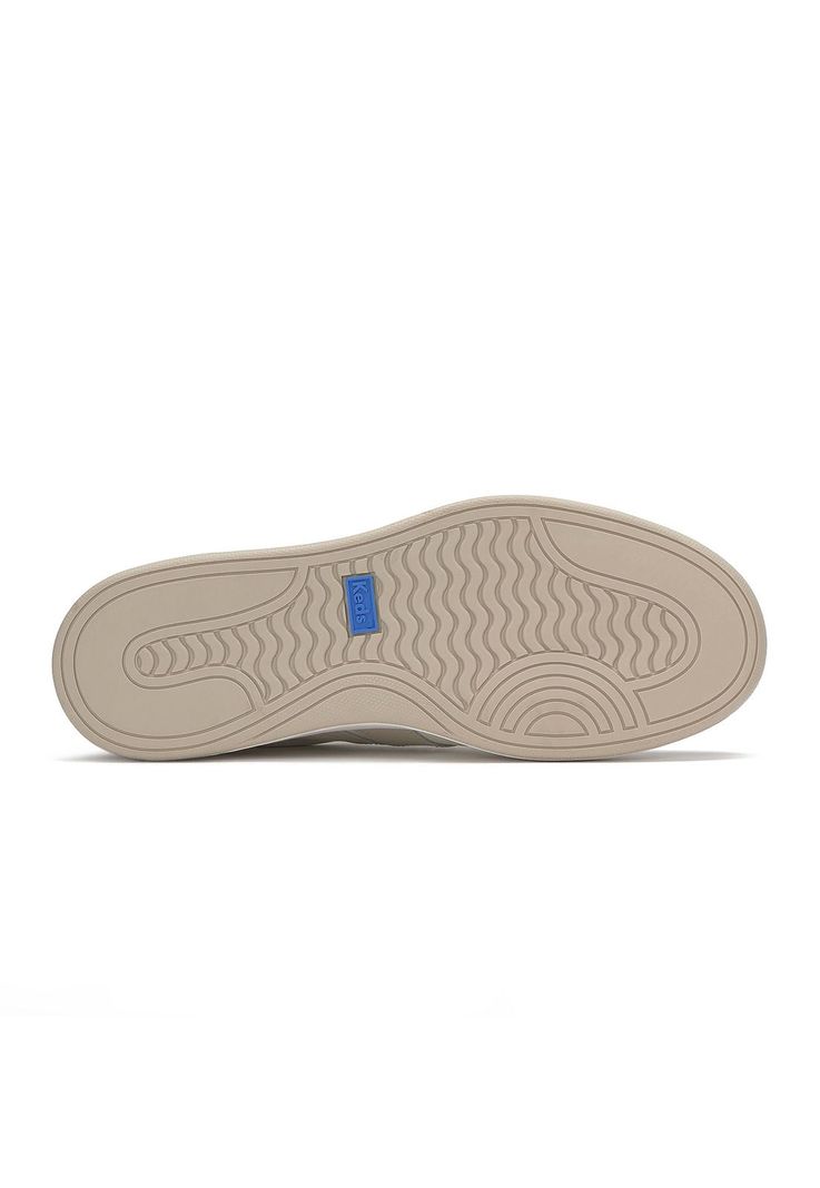 Zapatilla Cuero Mujer Court Beige-7