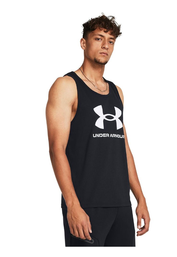 Polera sin manga UA Sprtstyle hombre Negro-3