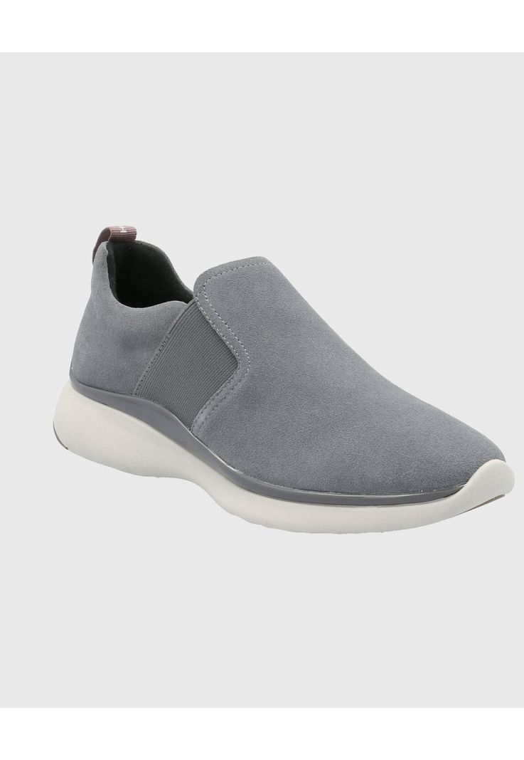Zapatilla Cuero Mujer Sheer Gris-0
