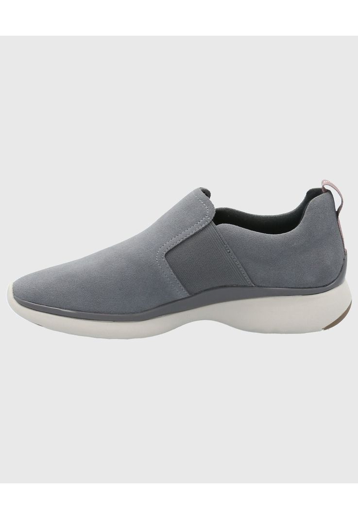 Zapatilla Cuero Mujer Sheer Gris-5