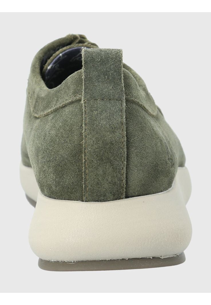 Zapato Cuero Verde Militar Hombre Icon -5