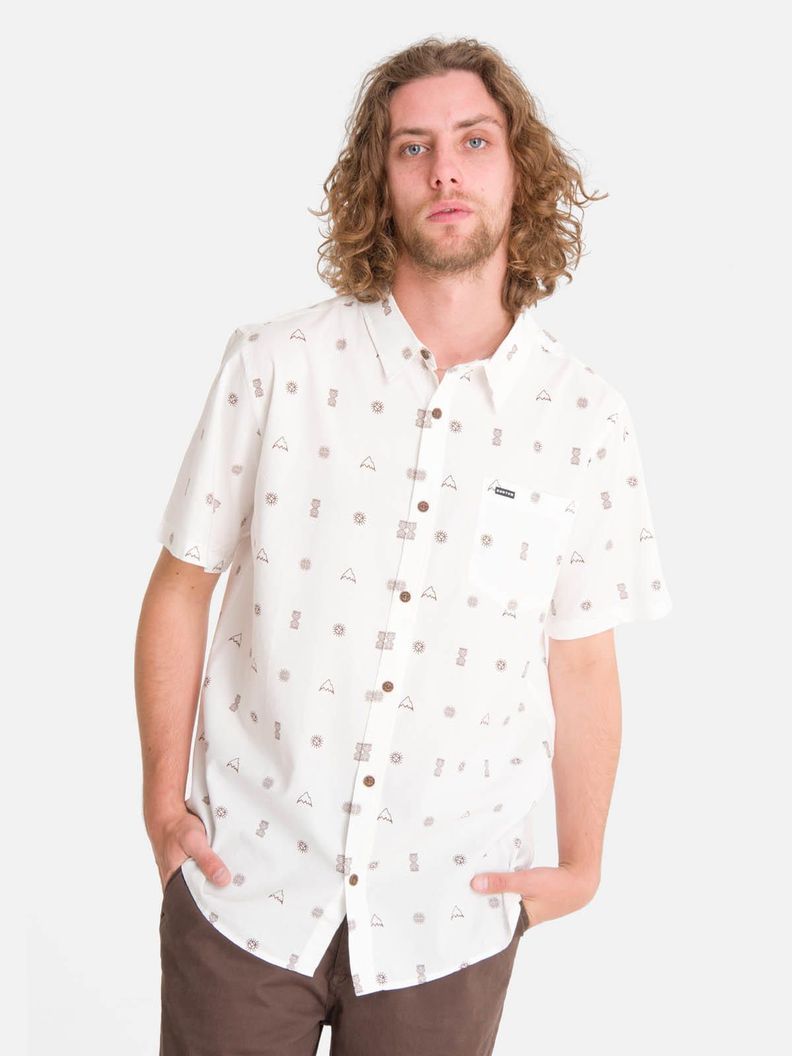 Camisa M/C Hombre Valley Blanco... a $23.990