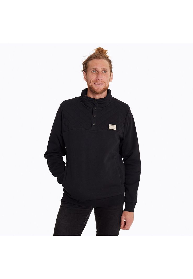 Polerón Hombre Stone Sweatshirt Negro-0
