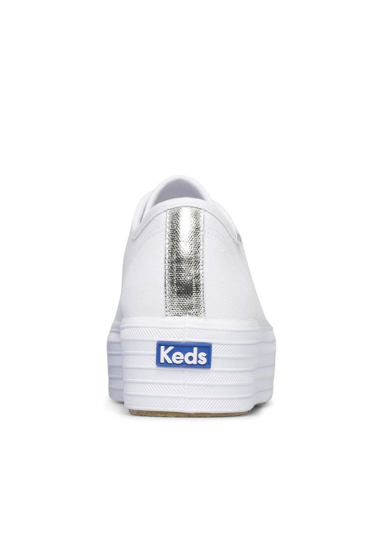 Zapatilla Mujer Triple Up Canvas Blanco -4