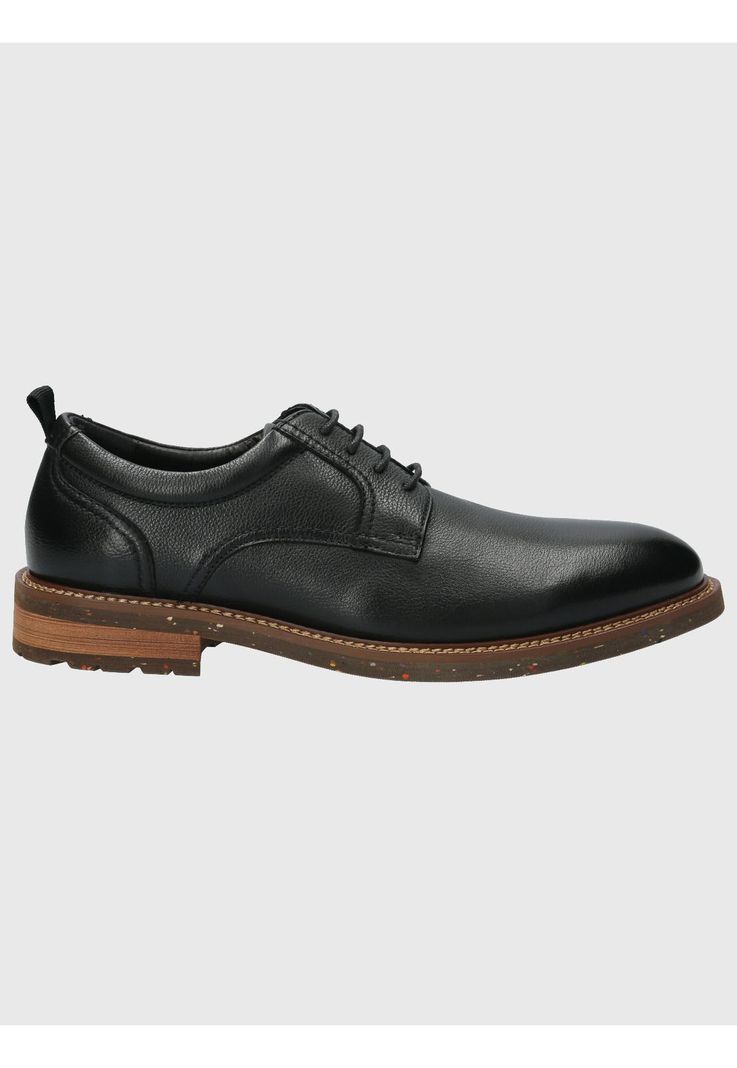 Zapato Cuero Hombre Hinton Negro-1