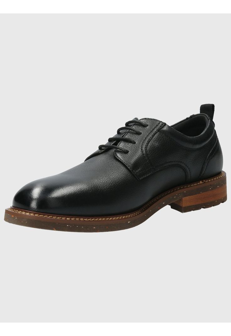 Zapato Cuero Hombre Hinton Negro-4