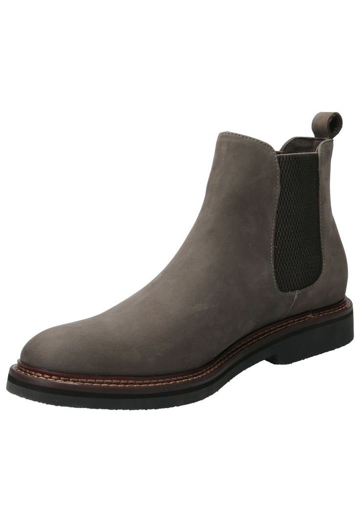Botín Cuero Hombre Elbrus Gris-3