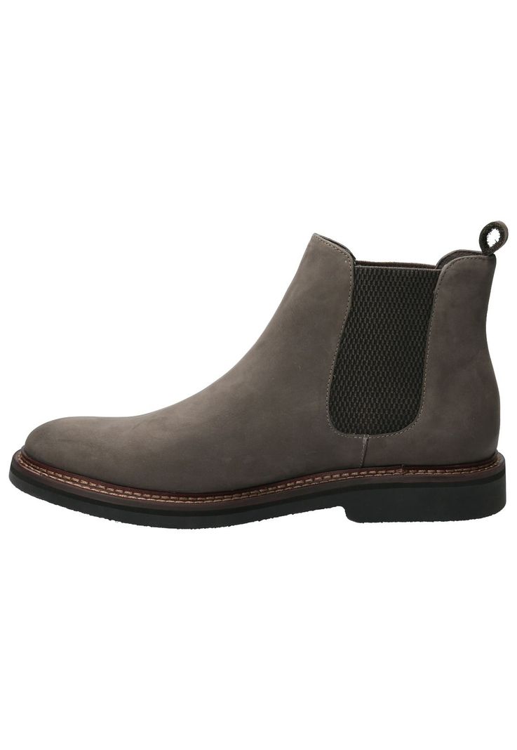 Botín Cuero Hombre Elbrus Gris-4