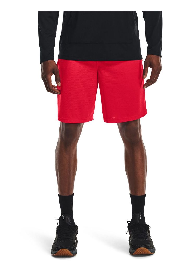 Short UA Tech Mesh Shorts Rojo hombre-3