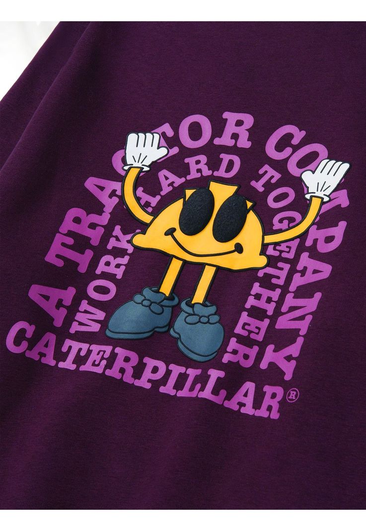Polerón Hombre Graphic French Terry Crewneck Burdeo-6