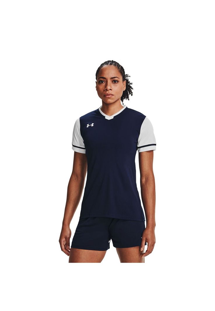 Polera UA "Máquina 2.0" para mujer Azul-3