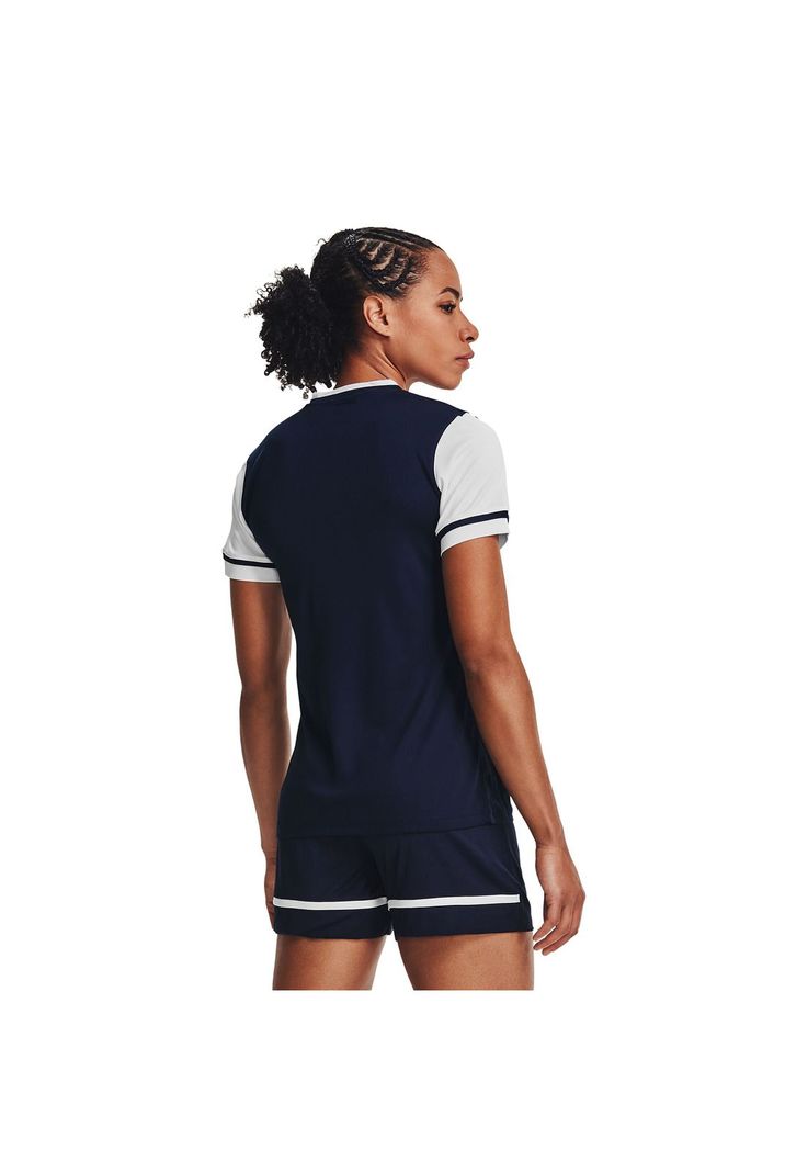 Polera UA "Máquina 2.0" para mujer Azul-4