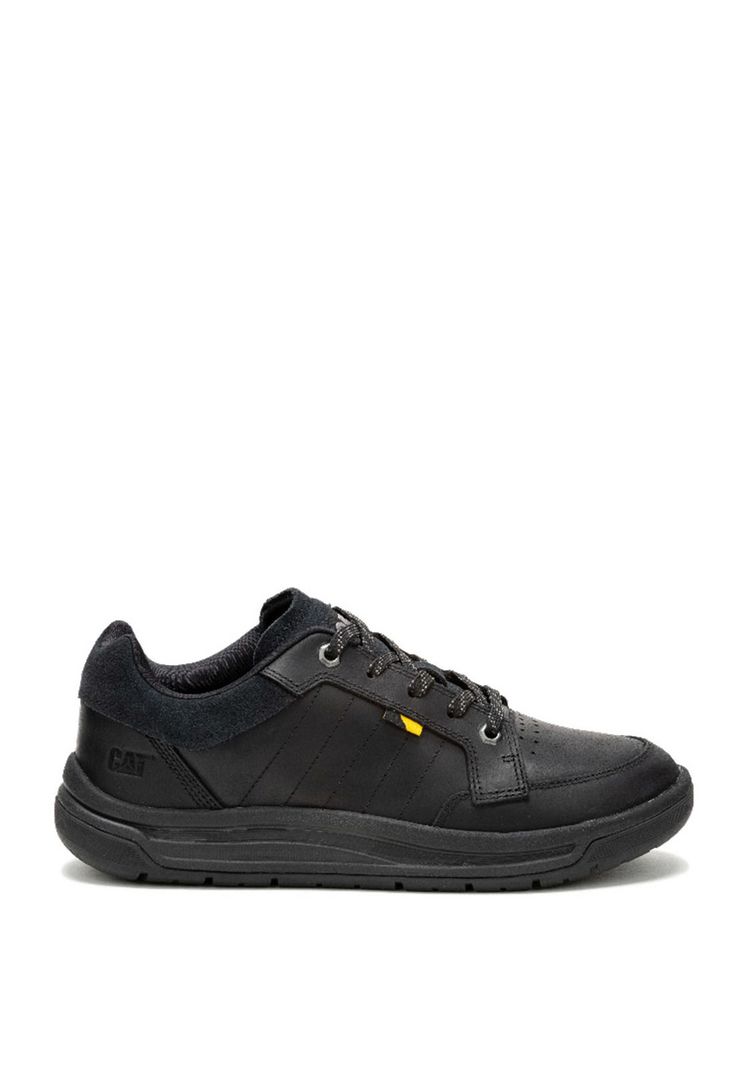 Zapatilla Cuero Hombre Apa Cush Negro-1