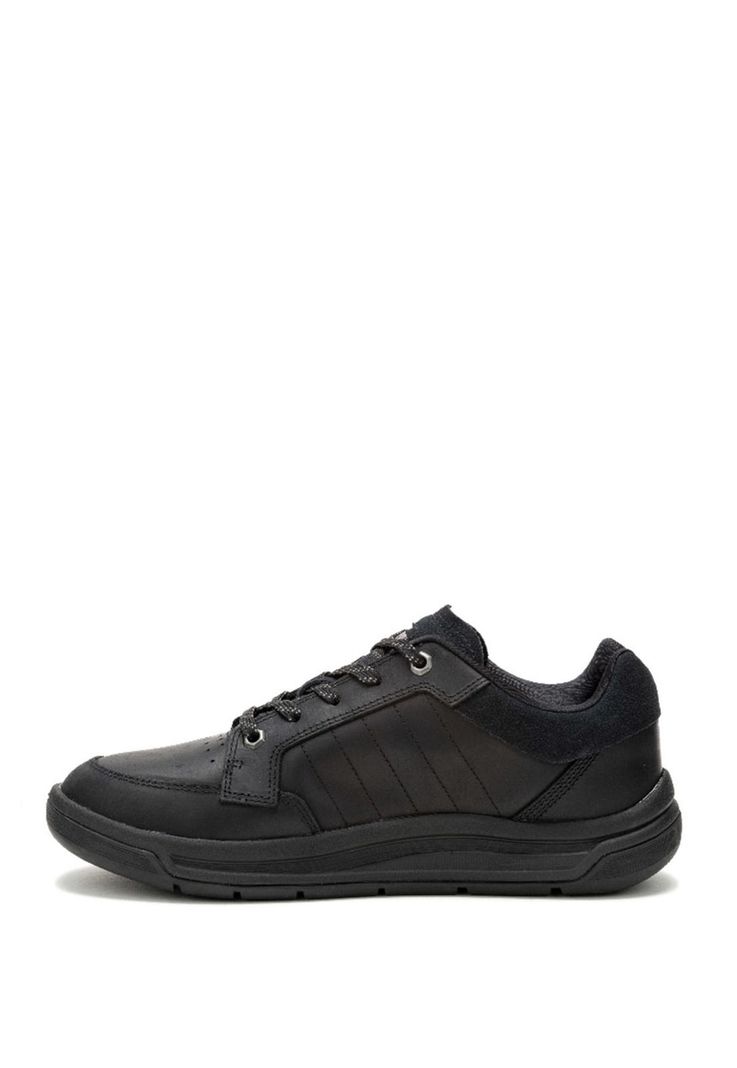 Zapatilla Cuero Hombre Apa Cush Negro-3