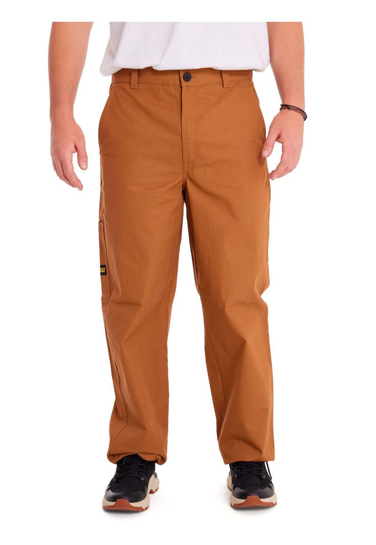 Pantalón Hombre Relaxed Twill Utility Pant Café-0