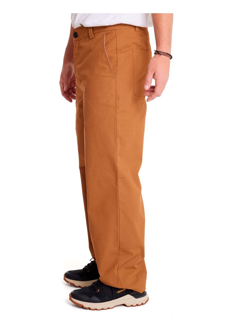 Pantalón Hombre Relaxed Twill Utility Pant Café-1