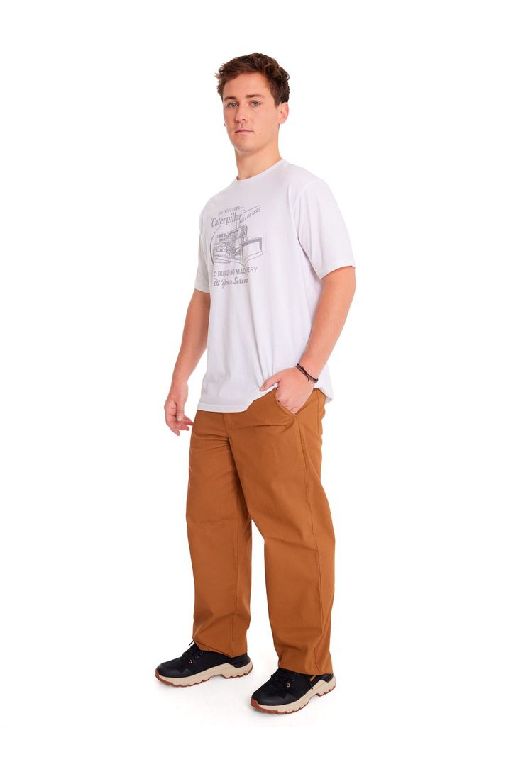 Pantalón Hombre Relaxed Twill Utility Pant Café-5