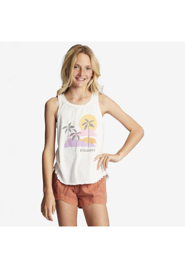 Polera S/M Niña Sun Seekers G Tees Blanco-0