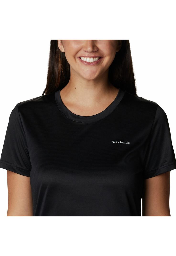 Polera Polo Mujer Columbia Hike Ss Negro-4
