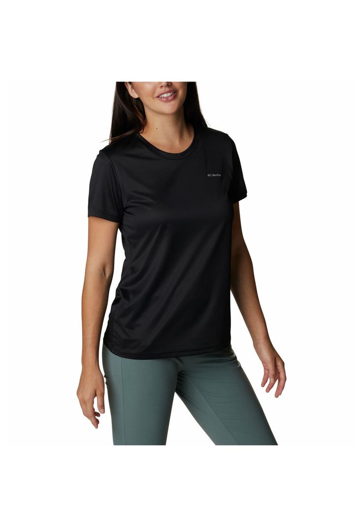 Polera Polo Mujer Columbia Hike Ss Negro-5
