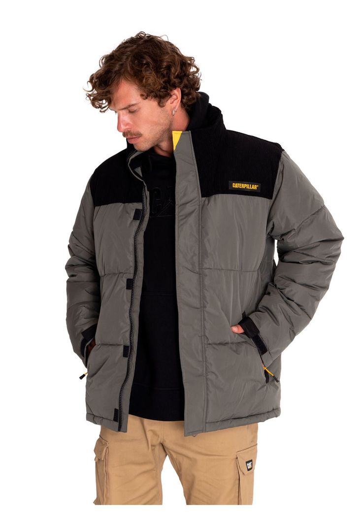 Parka Hombre Heavyweight Insulated Puffer Gris-0