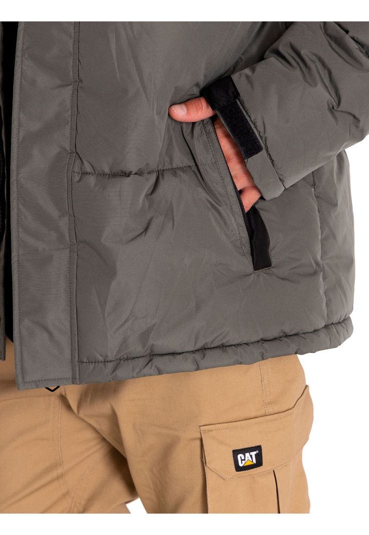 Parka Hombre Heavyweight Insulated Puffer Gris-5