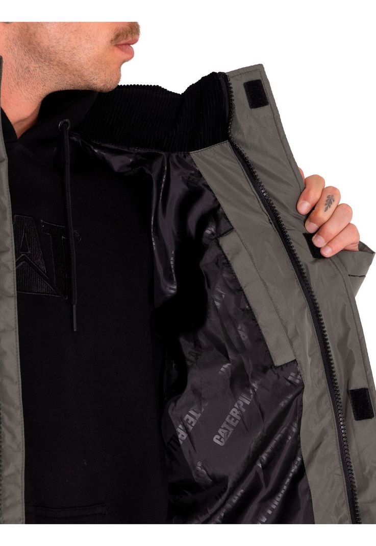 Parka Hombre Heavyweight Insulated Puffer Gris-6