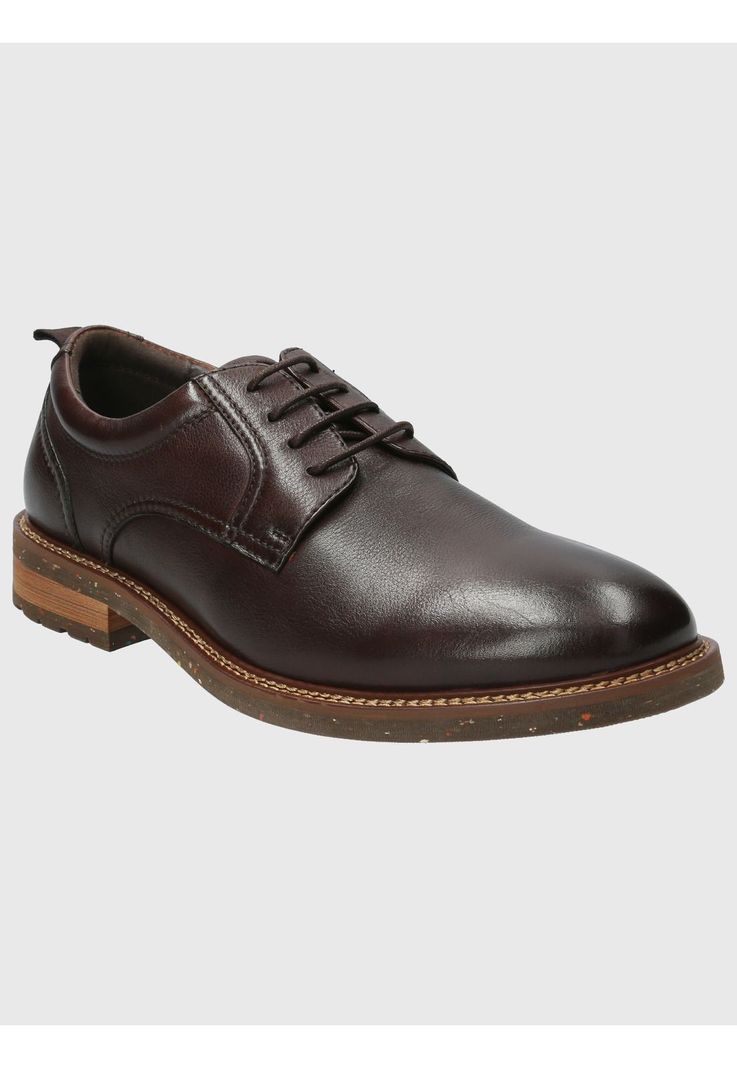 Zapato Cuero Hombre Hinton Café-0